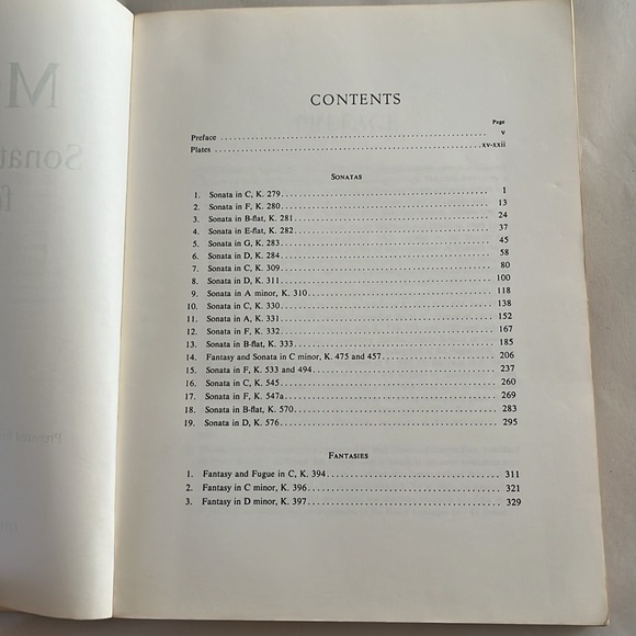 1960 W.A. Mozart Sonatas & Fantasies for Piano Nathan Broder BOOK Vintage Music - Picture 6 of 17